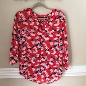 Cynthia Rowley floral blouse